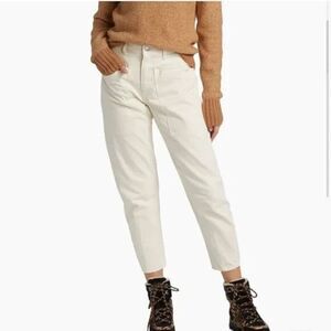 New VERONICA BEARD JEANS Women Size 30 Charlie Barrel Leg Pants Patch-Pockets